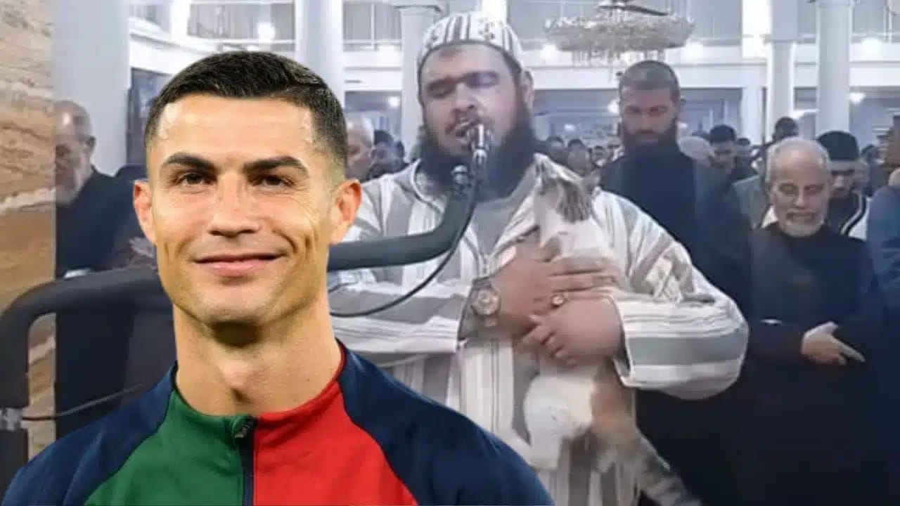 Découvrez la réaction de Ronaldo à la séquence de l’imam algérien avec le chat (vidéo)