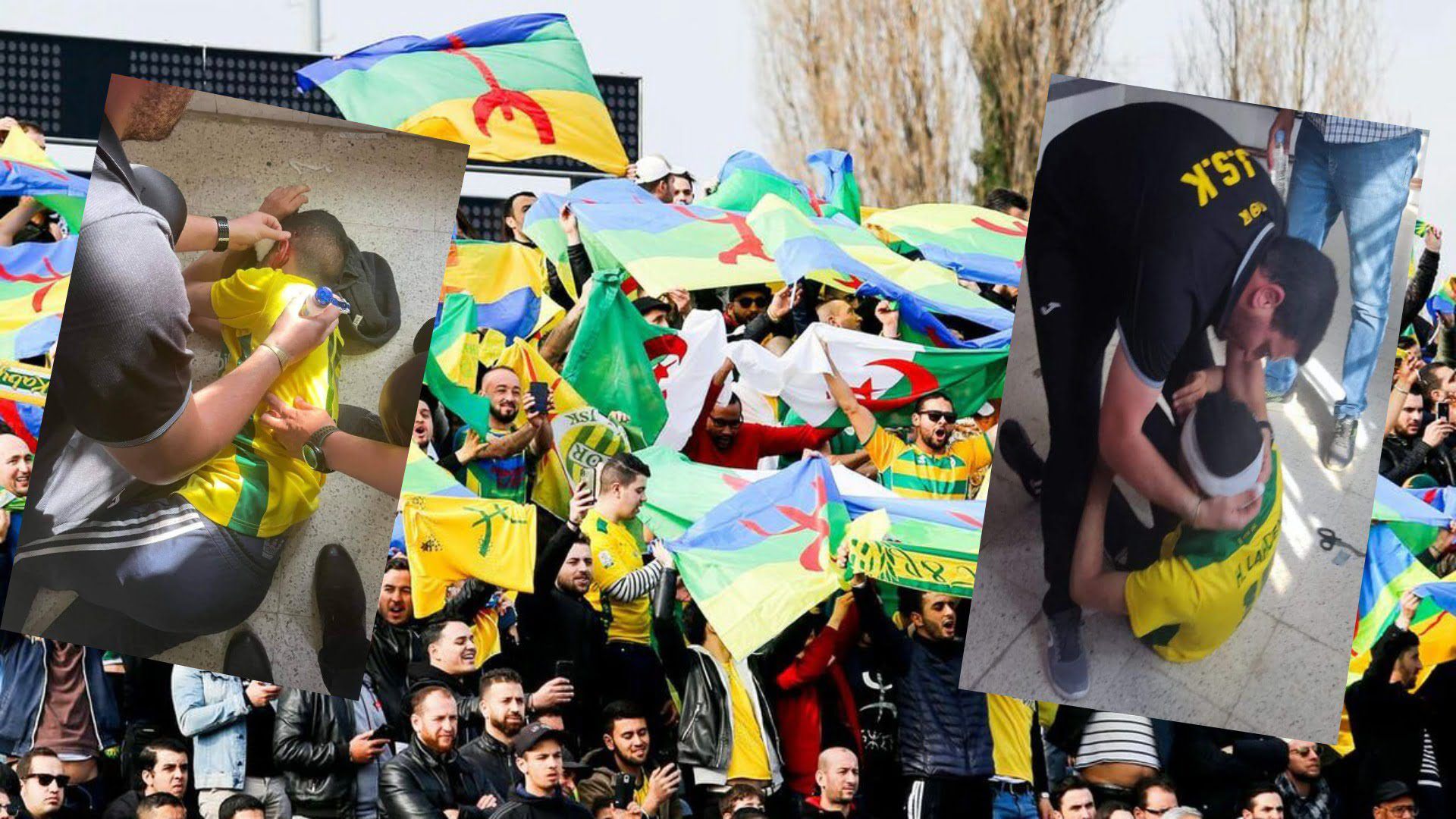 agression des supporters de la JSK