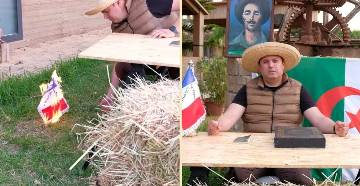 Etrange. Après avoir brulé le drapeau français, le proprio de la ferme pédagogique d’Alger lance un appel à Tebboune