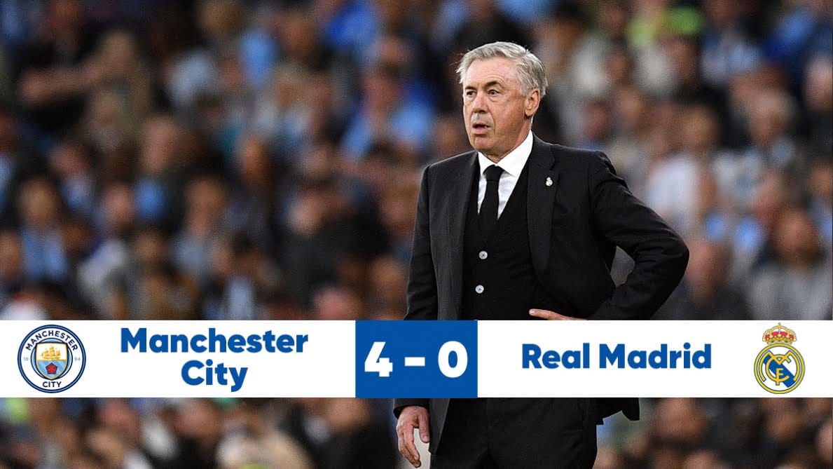 Ligue des champions : Manchester City humilie le Real Madrid tenant du titre (4-0) (Vidéo)