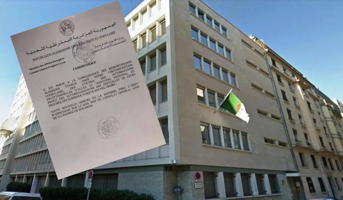 Avis aux algériens de France : Le consulat général d’Algérie à Lyon vient de publier une notes importante concernant les enfants mineur