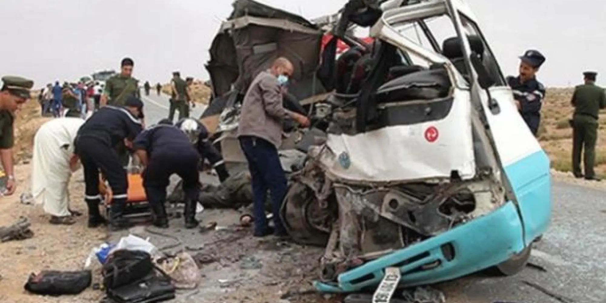 Bejaia/Algérie : 8 personnes périssent dans un accident de circulation