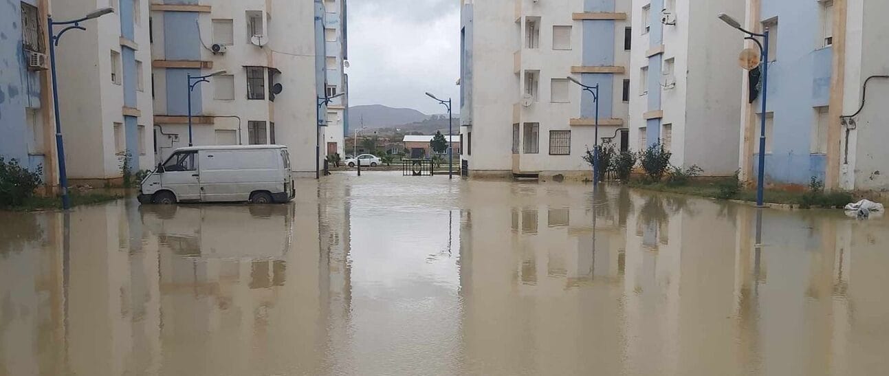 Algérie : la cité AADL des 800 logements bloquée par les eaux