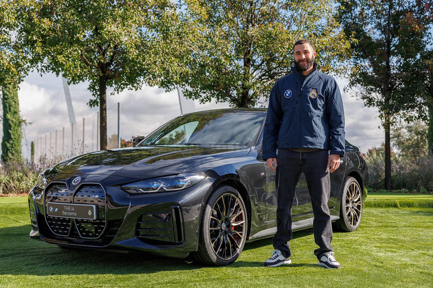 Karim Benzema met en vente sa BMW i4 M50 du Real Madrid à un prix incroyable