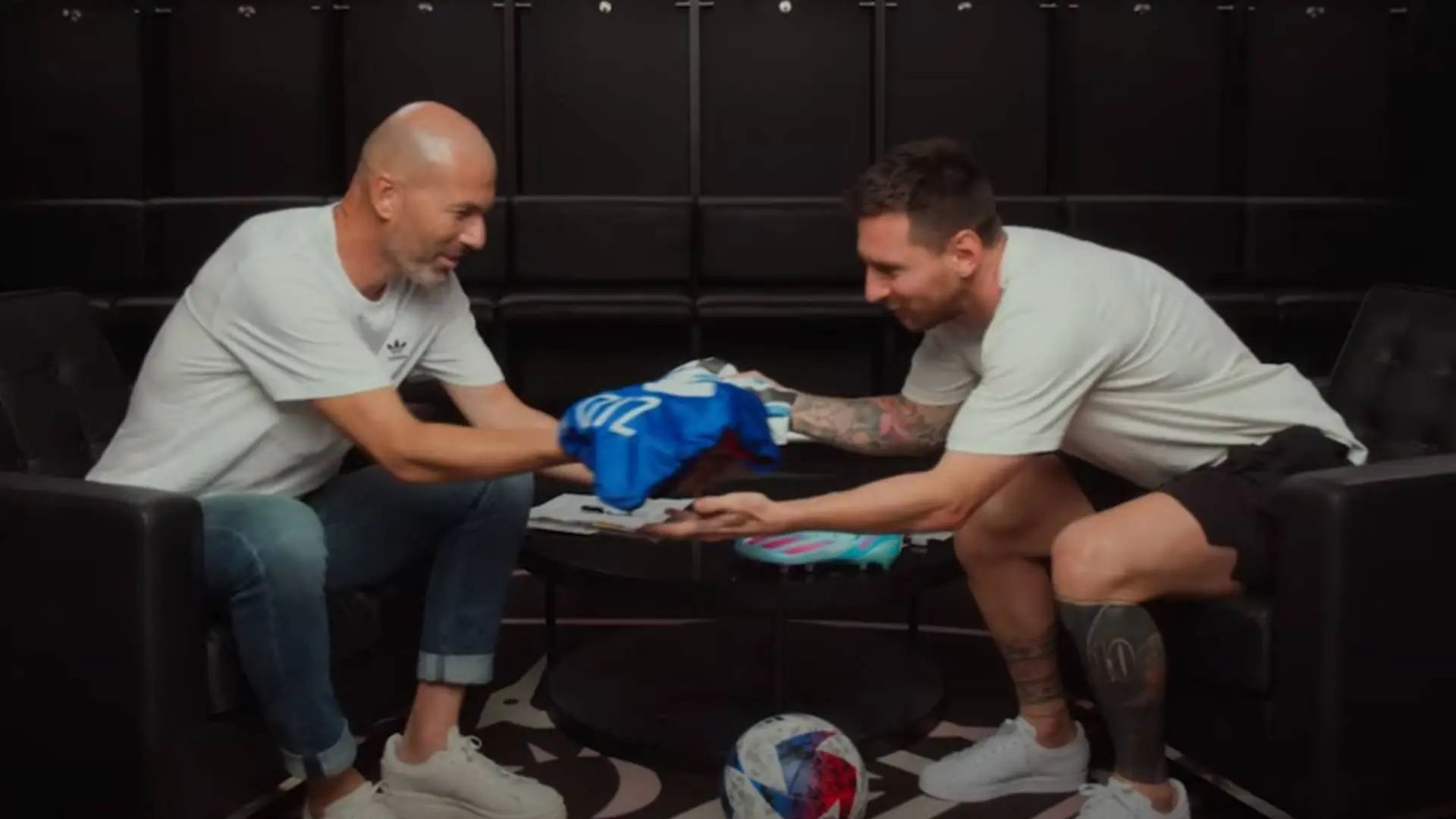 Zidane et Messi