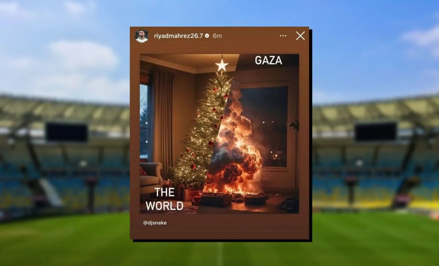 Appel de Riyad Mahrez à boycotter la fête de Noël ?