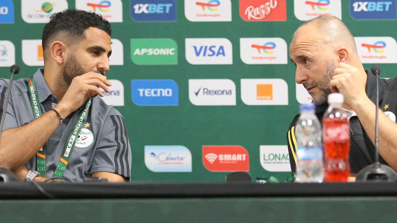 CAN 2023 : Djamel Belmadi défend vigoureusement Riyad Mahrez avant le match décisif —"Ne le tuez pas trop vite"