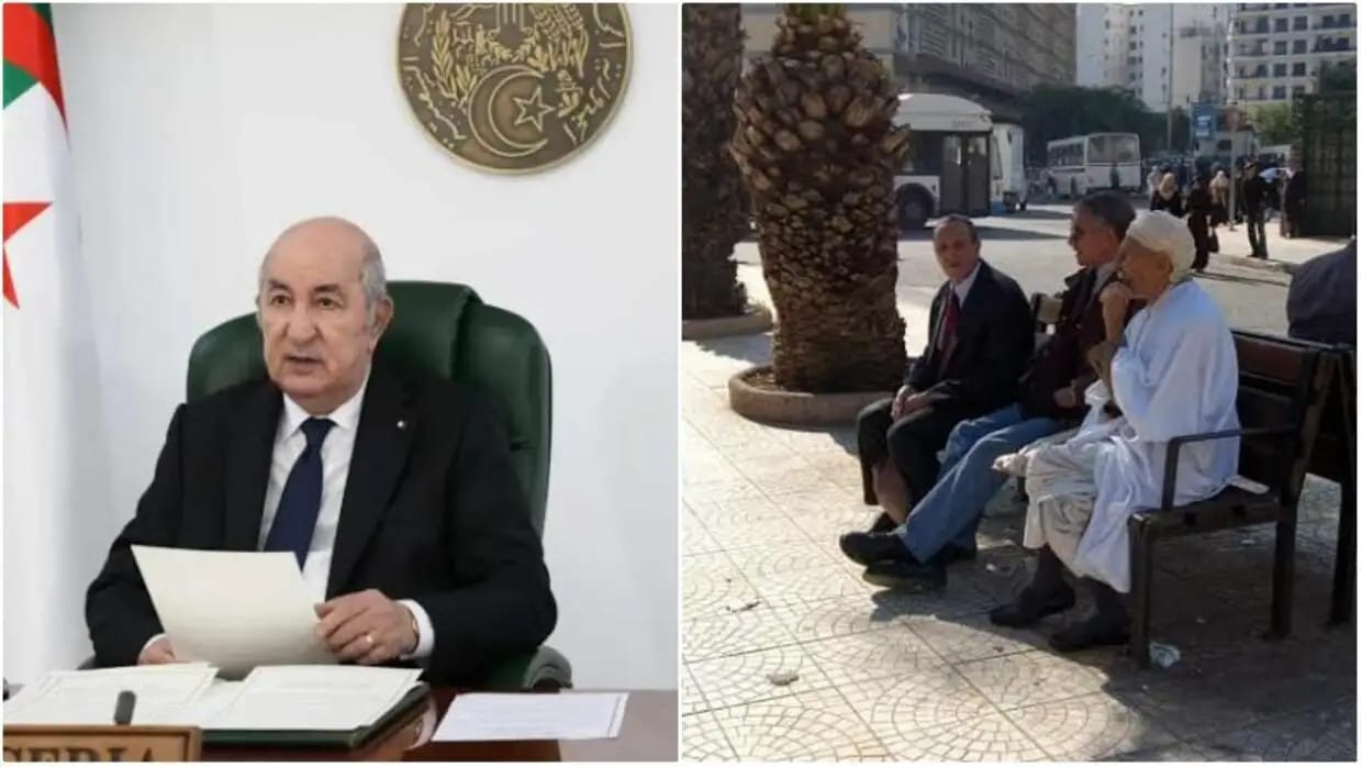 Abdelmadjid Tebboune acte sa décision d'augmenter les pensions de retraite