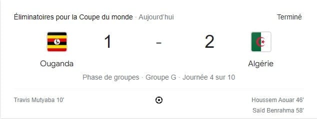 Ouganda-Algérie : Saïd Benrahma délivre les Fennecs (1-2) Ouganda-Algérie