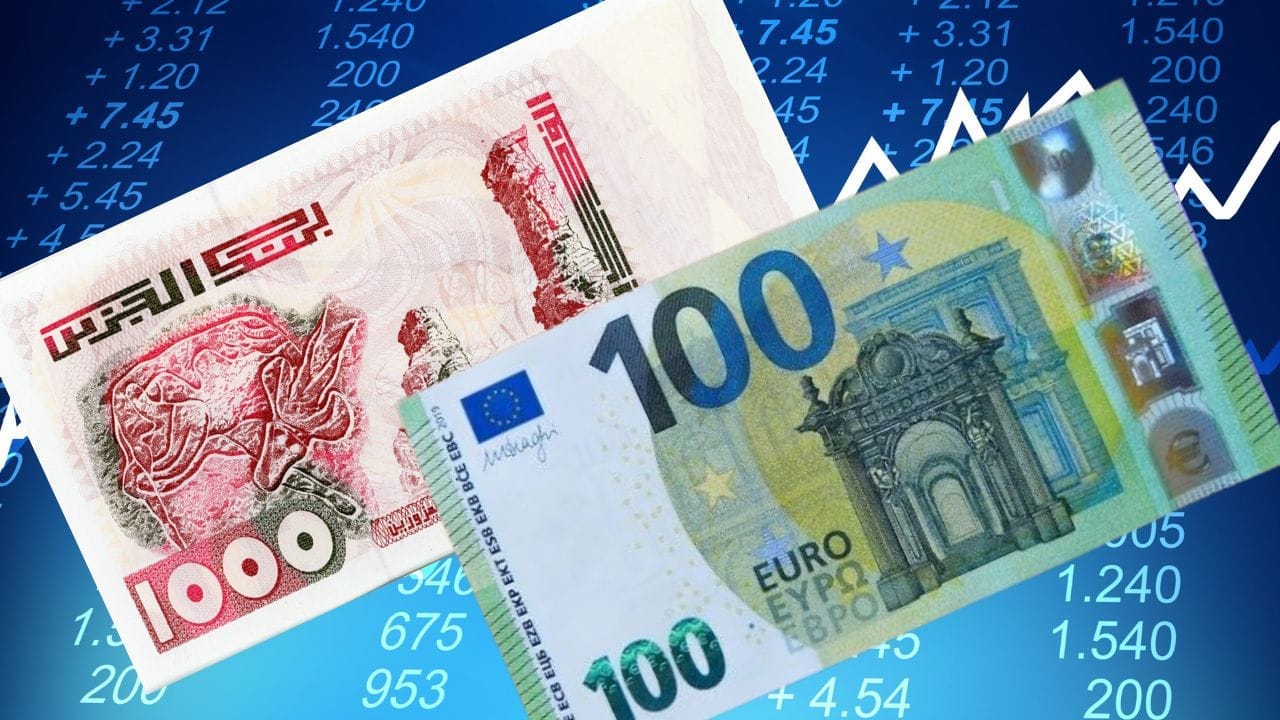 Taux de change en Algérie : valeur de 100 € en DZD sur le marché noir ce 2 février 2025 Taux de change en Algérie : la valeur de 100 € en DZD sur le marché noir ce 30 janvier 2025
