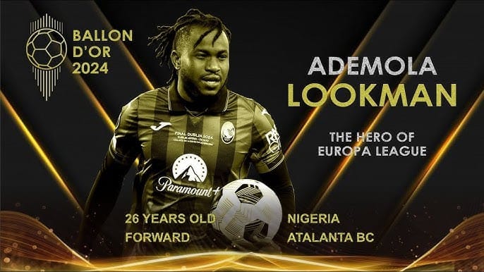 Ballon d’or africain 2024 : Grande déception pour Hakimi, Ademola Lookman sacré joueur de l’année
