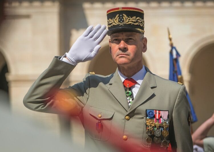 Le 7 juin 2023, une prise d'armes à lieu dans la cour d'honneur des Invalides à Paris, présidée par le CEMAT (chef d'état-major de l'armée de Terre), le général d'armée Pierre Schill.