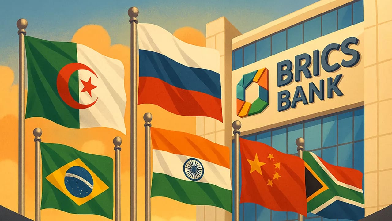 C'est fait ! L'Algérie entre officiellement dans la Banque des BRICS ! C'est fait ! L'Algérie entre officiellement dans la Banque des BRICS !