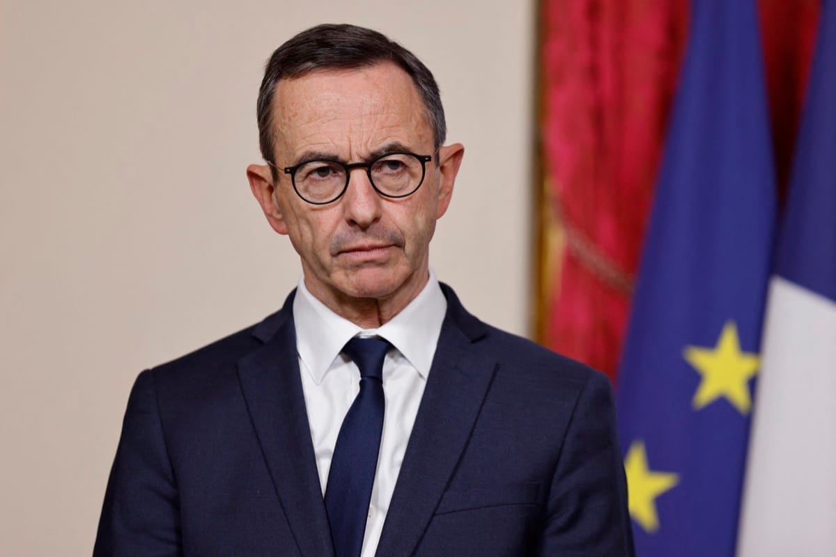 Bruno Retailleau en visite à la Grande Mosquée de Paris