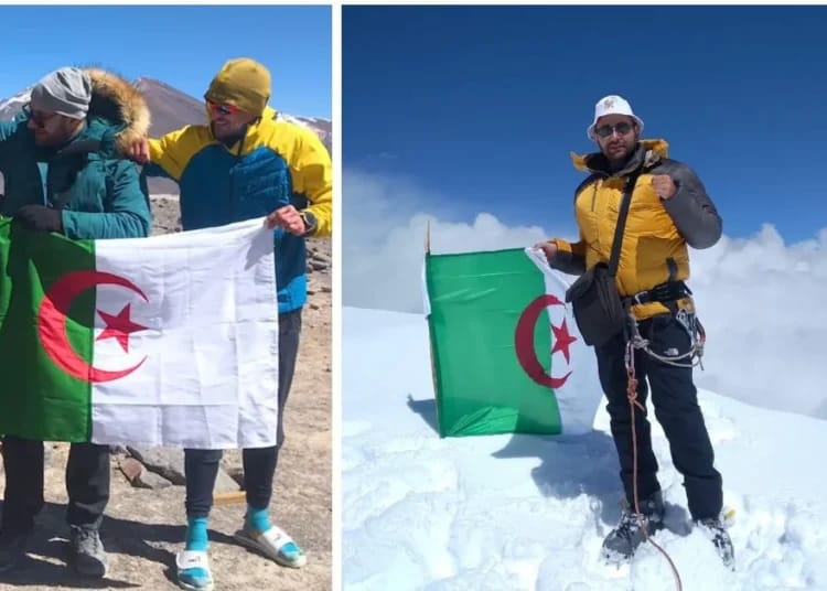 Nassim Hachaichi hisse le drapeau algérien au sommet de l’Everest Nassim Hachaichi