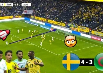 Algérie–Suède (3-4) : les Fennecs s'inclinent face aux Bleu et Jaune 