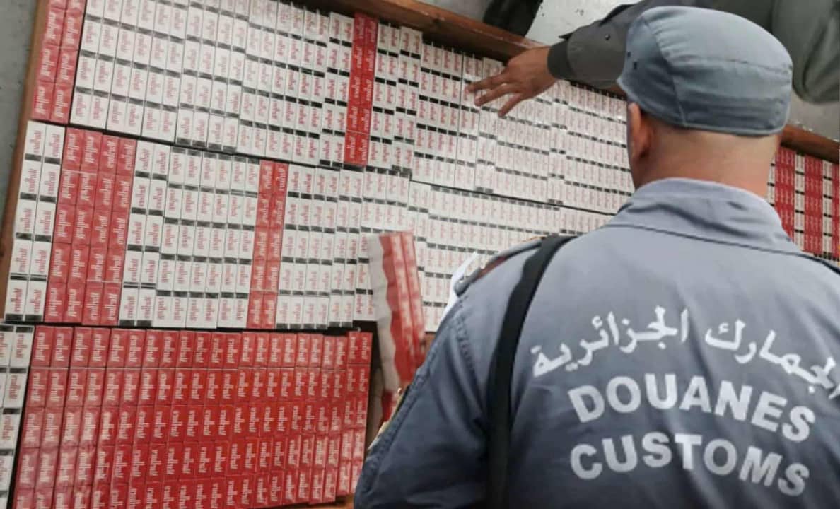 Saisie choc de 6800 paquets de cigarettes vers Marseille Saisie choc de 6800 paquets de cigarettes vers Marseille