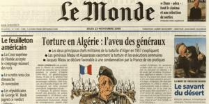 « Le Pen et la Torture », A la découverte du livre qui rétablit la vérité au sujet des tortures en Algérie Une volonté de rétablir la vérité