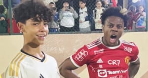 Le fils de Cristiano Ronaldo donne une leçon de foot à une célèbre Youtubeur