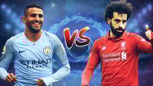 Riyad Mahrez dicte une leçon de foot à Mohamed Salah