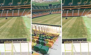 Nouveau stade de Tizi Ouzou : Dégradation des sièges