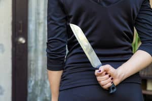 Un affrontement à l'arme blanche