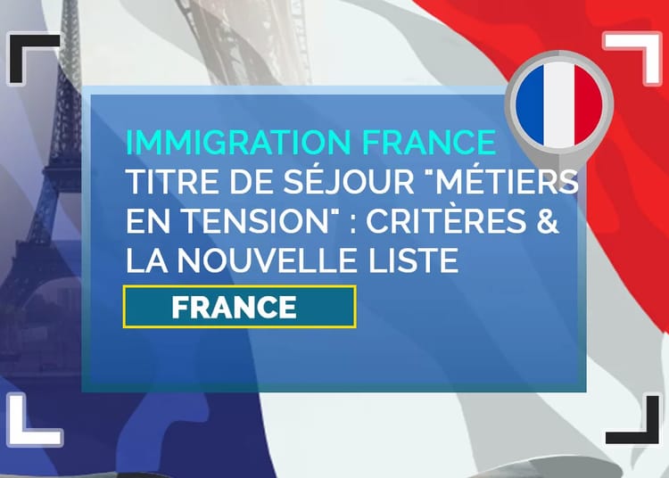 France : nouvelle liste des métiers en tension pour la régularisation des travailleurs sans-papiers