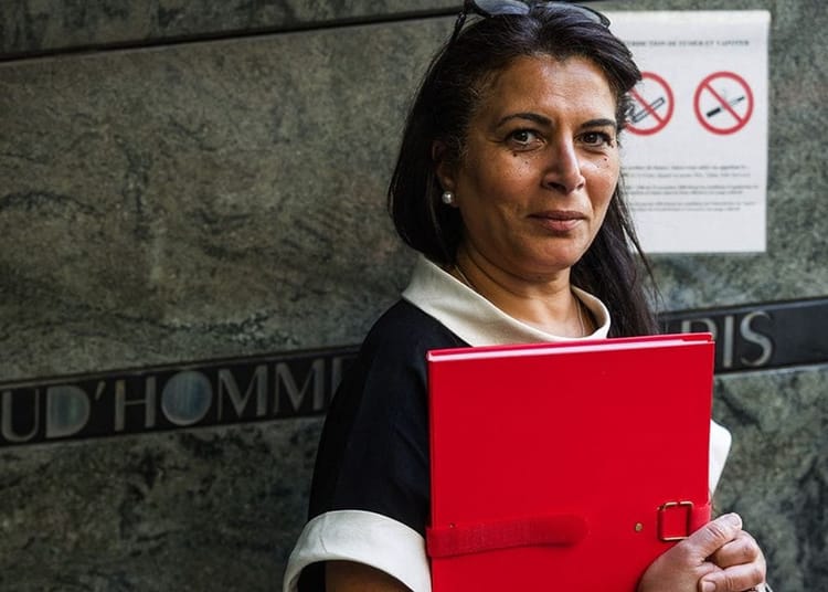 The former director of AGS (Wage Guarantee Insurance) Houria Aouimer-Milano at the industrial tribunal of Paris, France on June 6, 2023, to request the nullity of her dismissal which she presents as an act of reprisal after have launched investigations into possible irregularities committed under the previous direction of the AGS, the scheme which pays the salaries of employees of companies in liquidation. Photo by Pierrick Villette/ABACAPRESS.COM