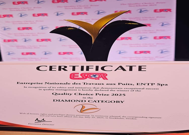 Sonatrach remporte un prestigieux prix européen