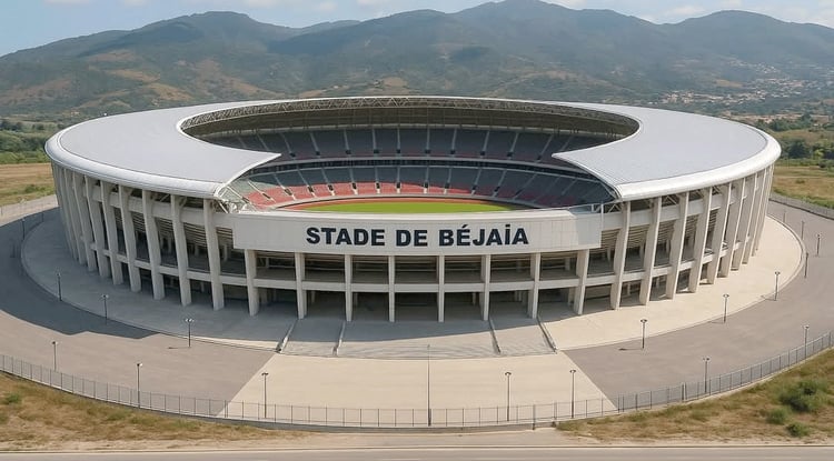 Découvrez le nouveau stade ultramoderne de Béjaïa !