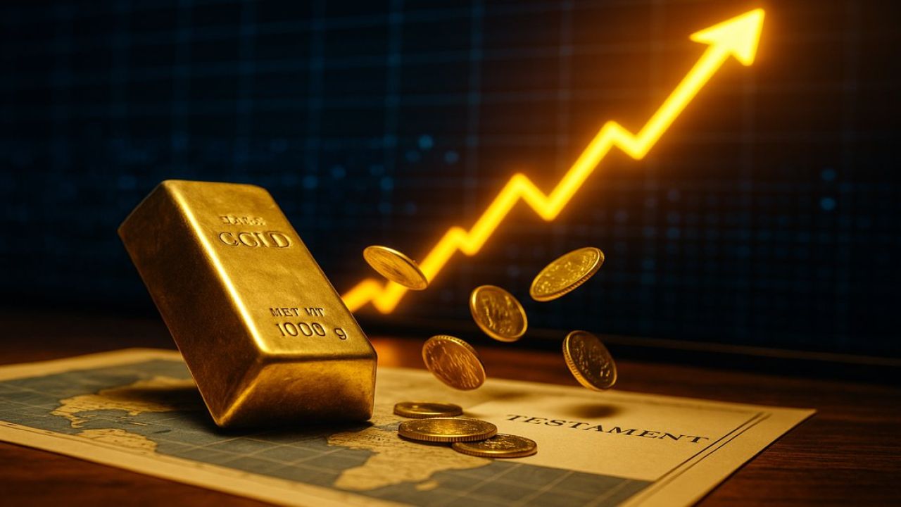 Hausse des prix de l'or suite au repli de l'indice du dollar