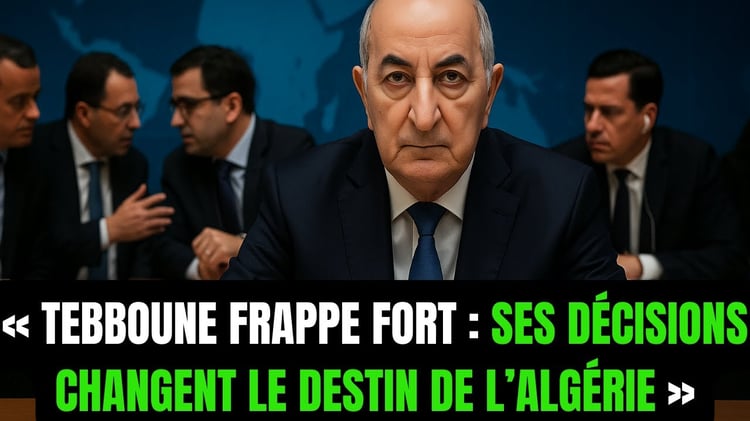 Tebboune frappe fort : ultimatum aux responsables défaillants