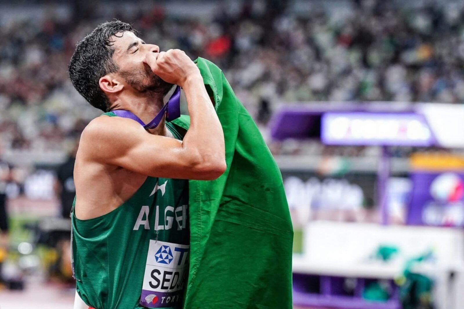 Djamel Sedjati brille aux mondiaux d'athlétisme à Tokyo