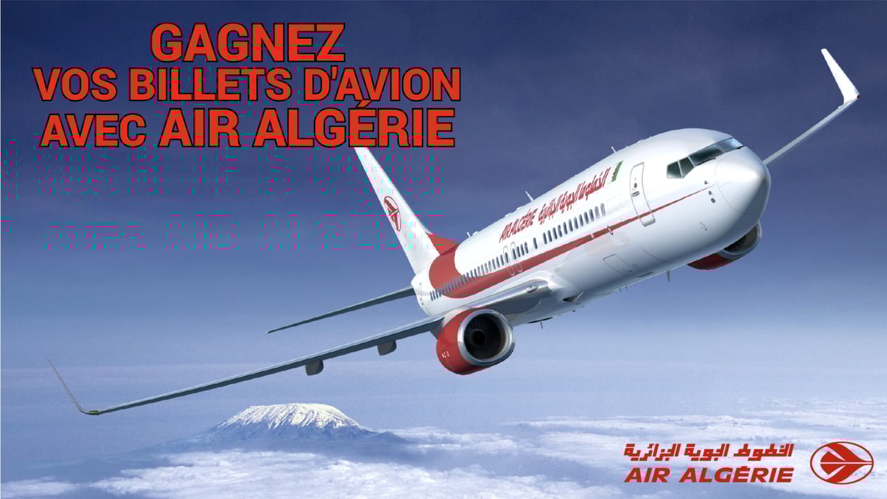 Gagnez 3000 miles Air Algérie : découvrez comment faire