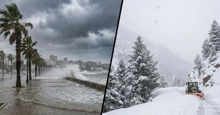 Neige inattendue dès 900 m en Algérie : découvrez les zones touchées !