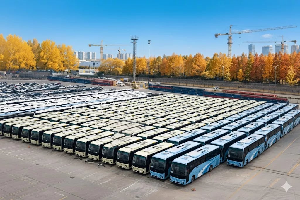 Higer expédie 3 000 bus vers l’Algérie : ce que ça change