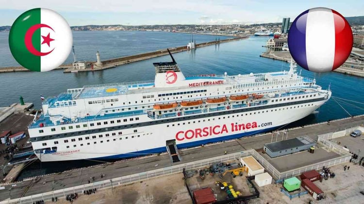 Corsica Linea: Modifications des traversées France-Algérie