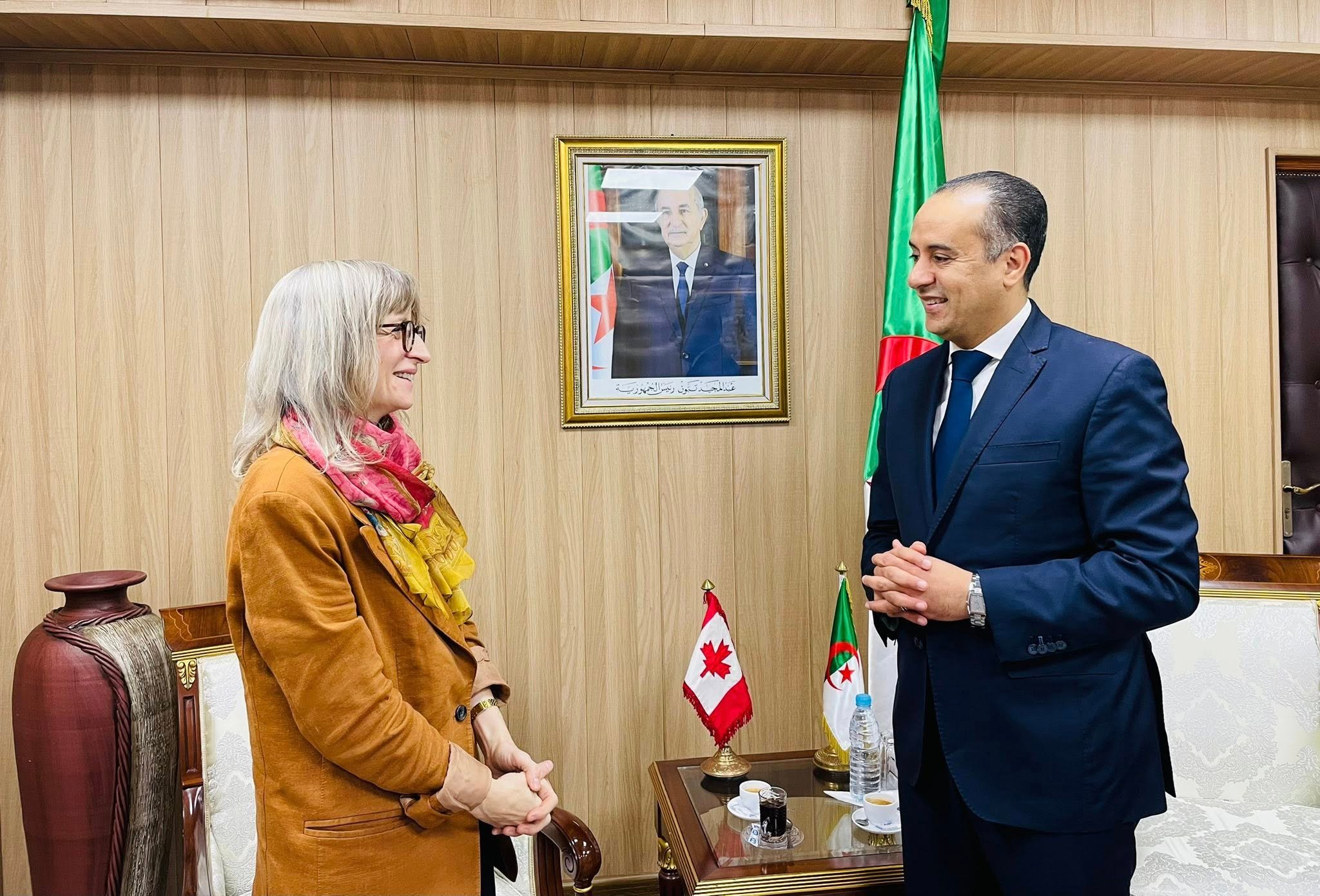 Walid Sadi intensifie l’action diplomatique sportive avec une rencontre clé avec l’ambassadrice du Canada