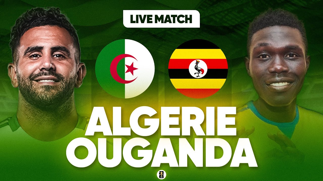 Algérie - Ouganda : comment voir le match en direct