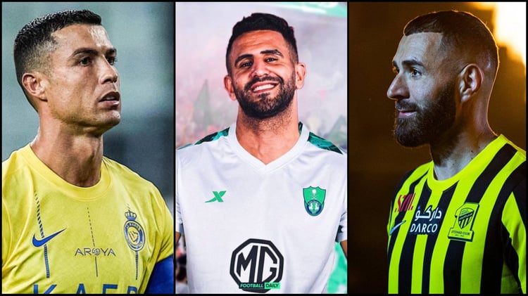 Riyad Mahrez défie Ronaldo et Benzema pour un prix prestigieux