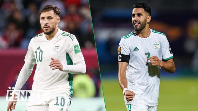 Mahrez et Belaïli émeuvent un fan algérien en tribune