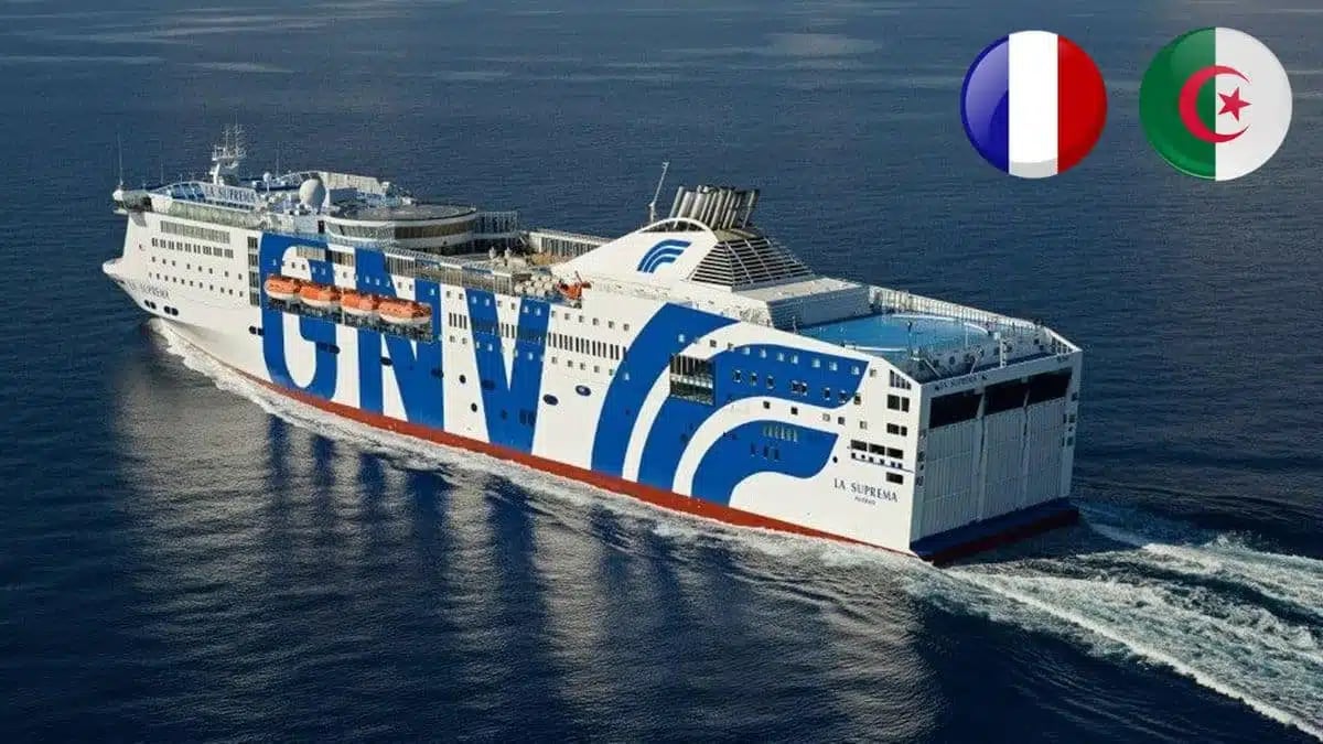 Profitez de 40 % de réduction sur les traversées GNV France-Algérie !