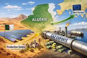 Algérie : le pari solaire pour économiser 8 milliards m³ de gaz