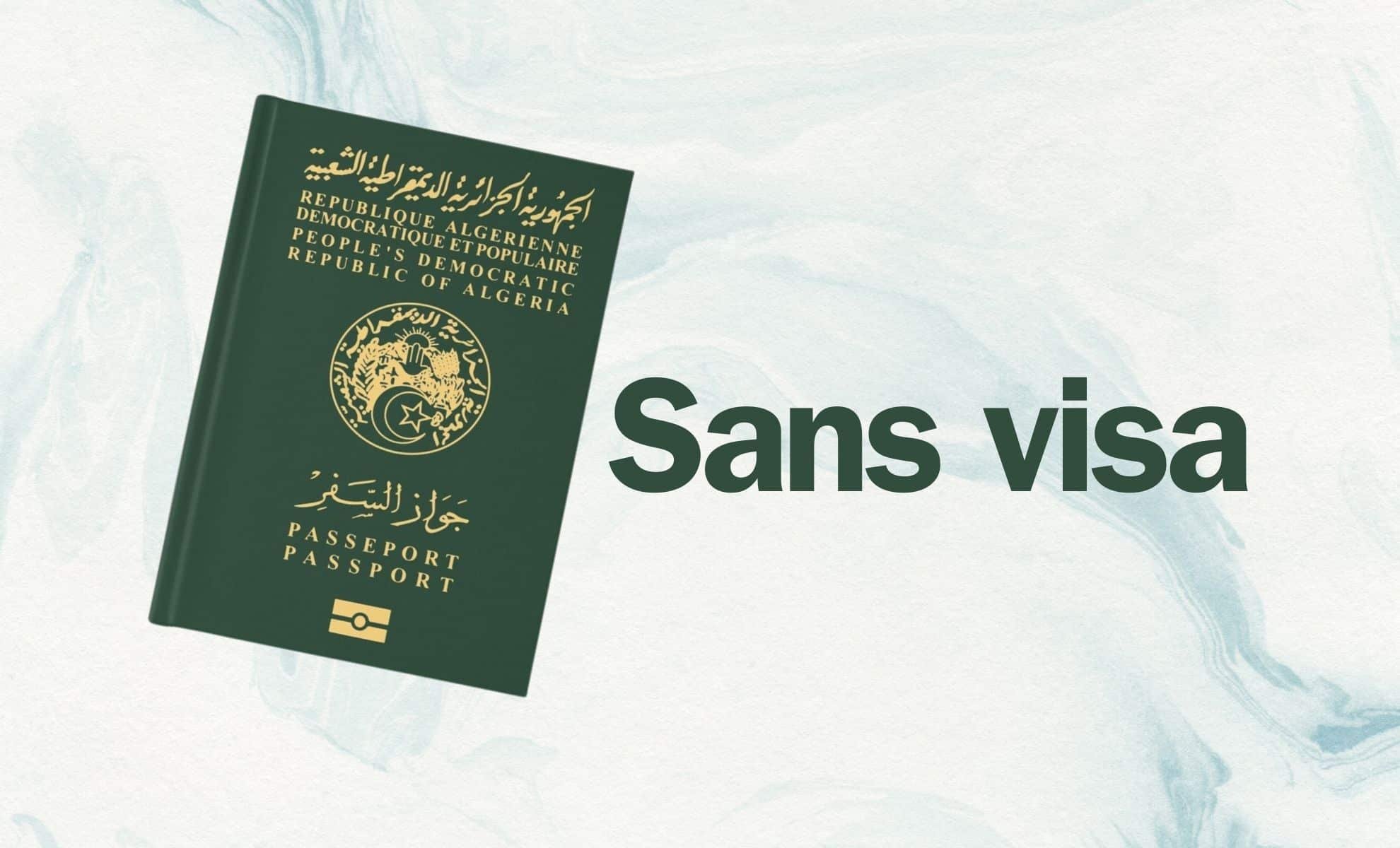 Passeport algérien: où partir sans visa en voyage 2025 