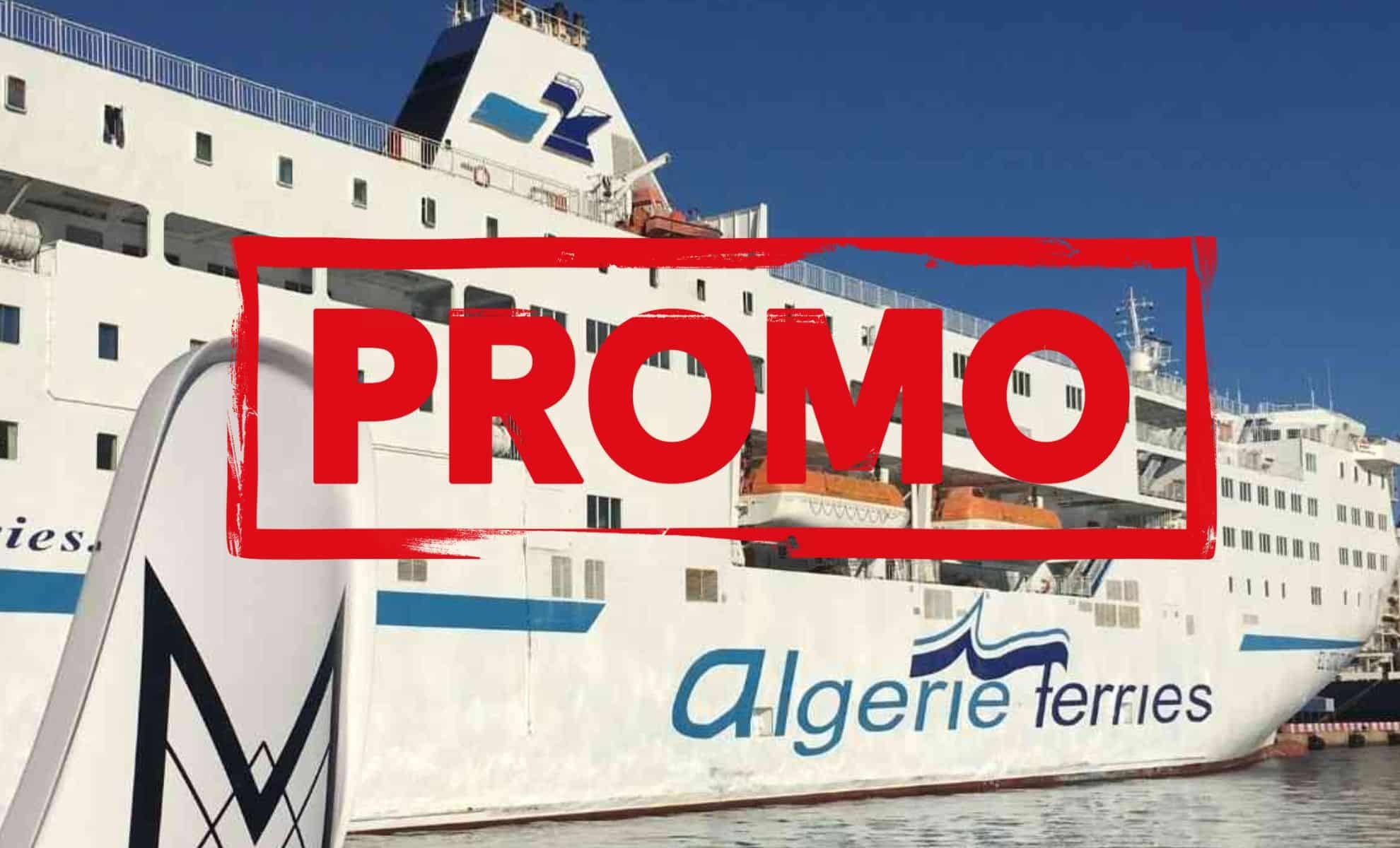 Algérie Ferries: offre -50% à durée limitée pendant 48h