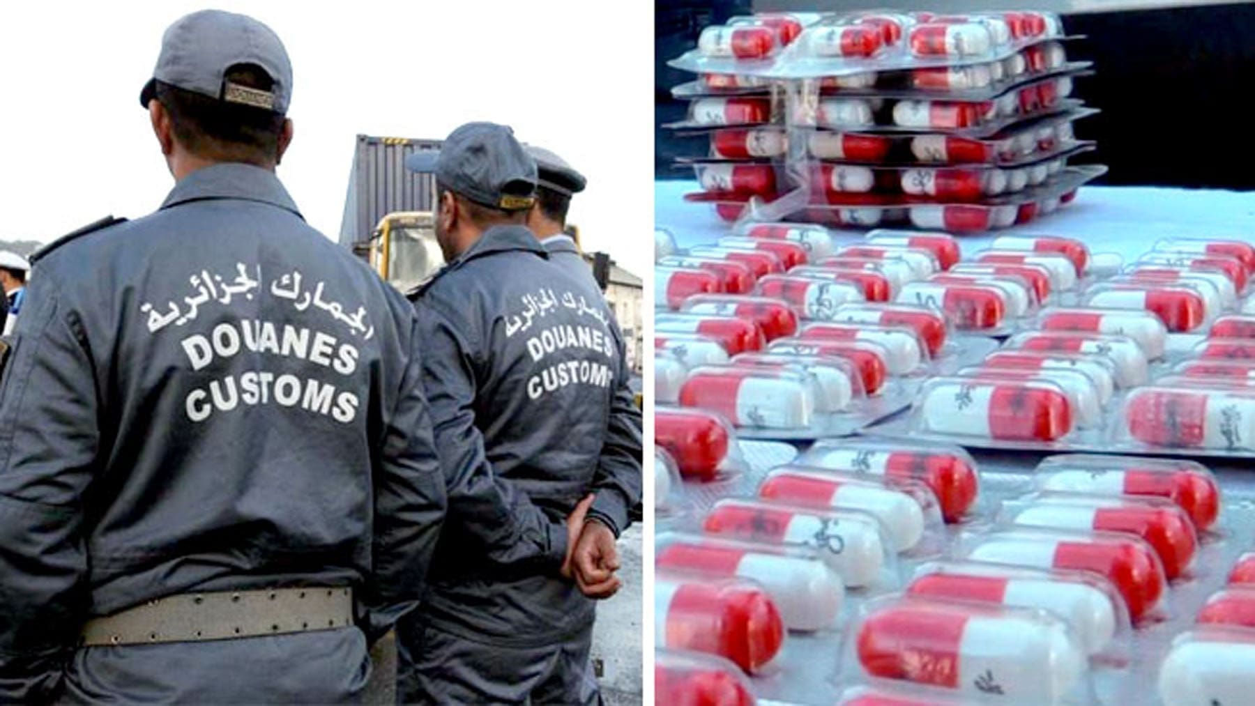Record en Algérie : Saisie massive de comprimés psychotropes