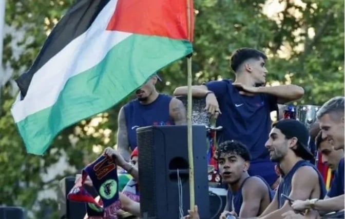 Le geste de Lamine Yamal fait réagir Israël