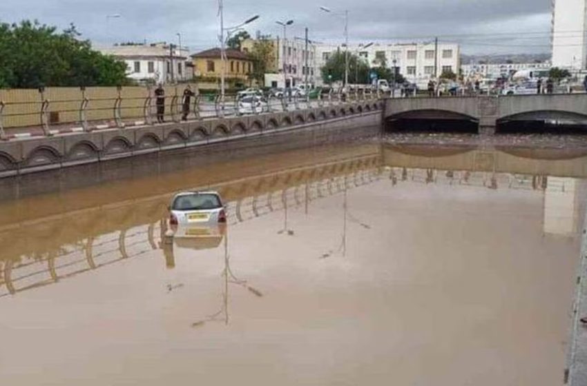 Inondations en Algérie : une victime emportée par un oued en crue