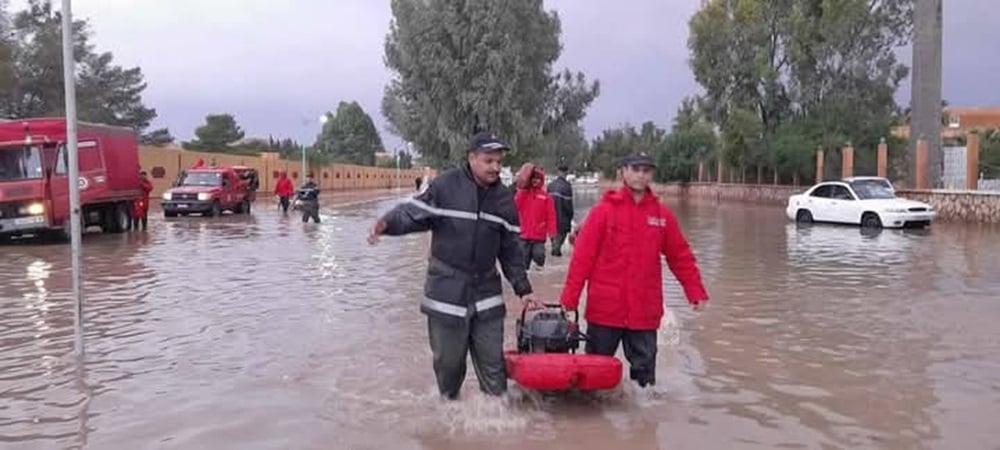 Tempête record à Alger : des sauvetages héroïques réussis