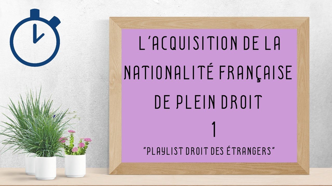 Perte choc de nationalité française après 10 ans d'attente
